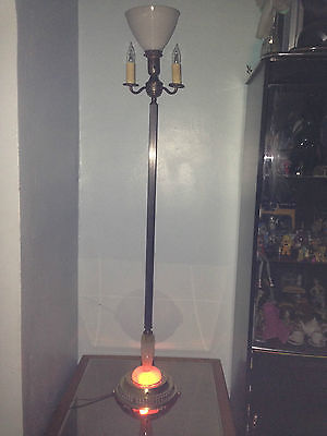 antique torchiere floor lamp photo - 10