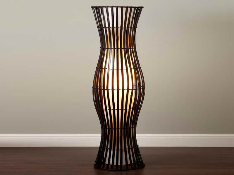 bamboo floor lamps photo - 2