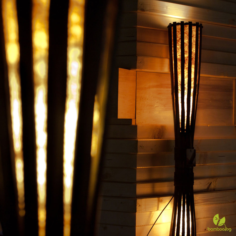 bamboo floor lamps photo - 5