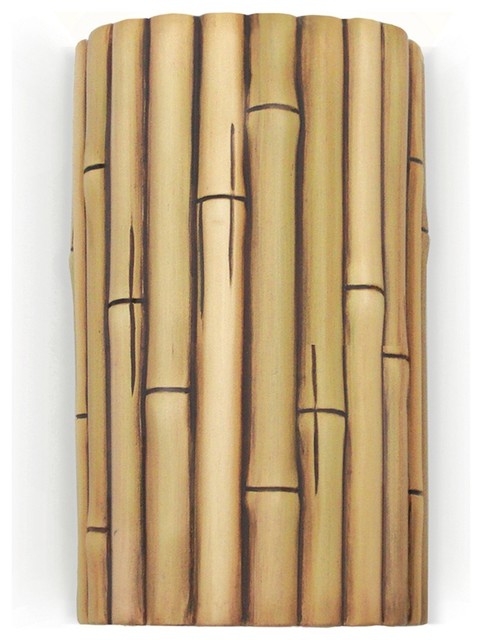 bamboo wall lights photo - 10