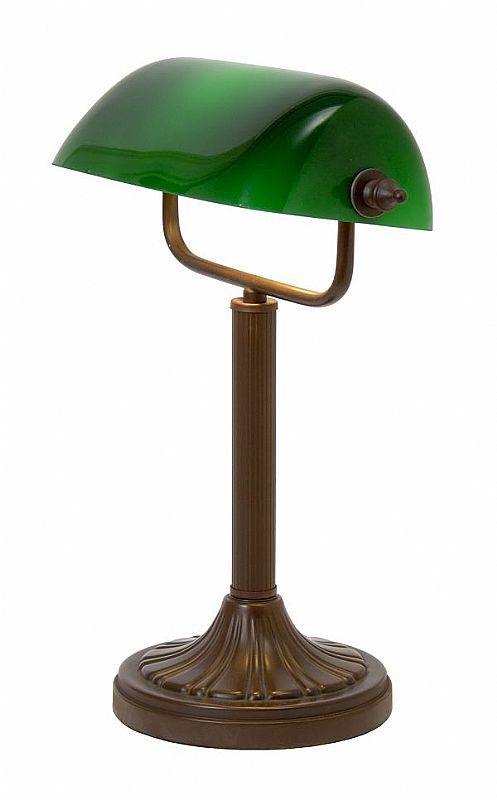 bankers lamp green photo - 8