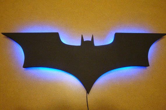 batman wall light photo - 2