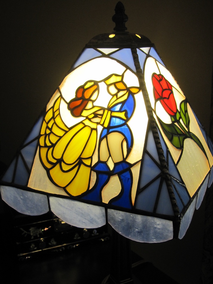 beauty and the beast lamp photo - 3