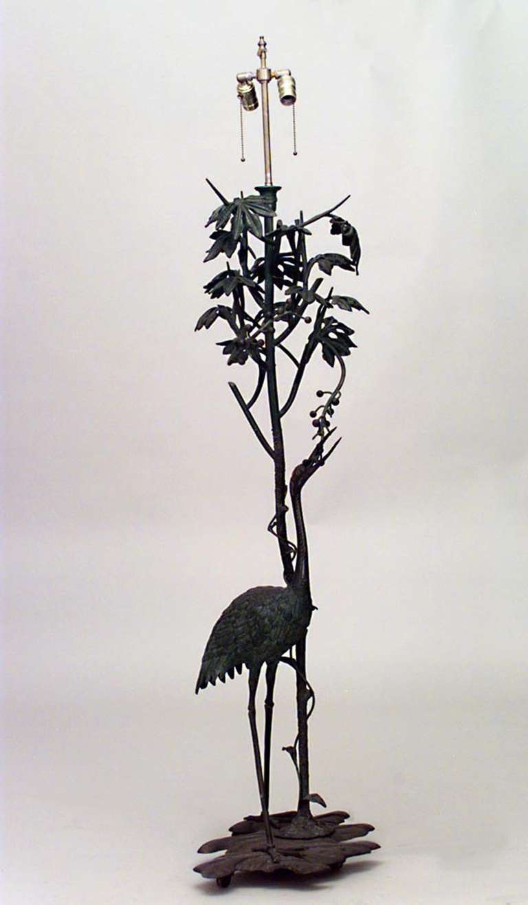 bird floor lamp photo - 6