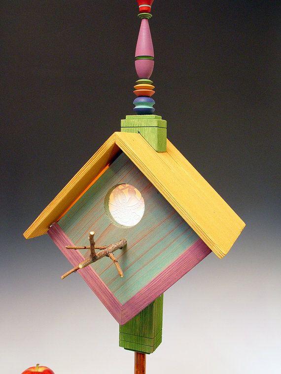 birdhouse lamp photo - 10