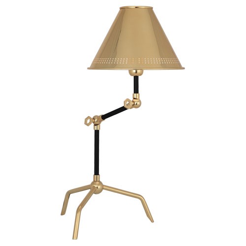 black and gold table lamp photo - 10