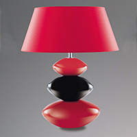 black and red lamps photo - 3