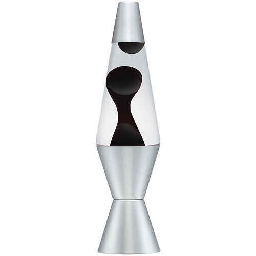 black and white lava lamp photo - 2