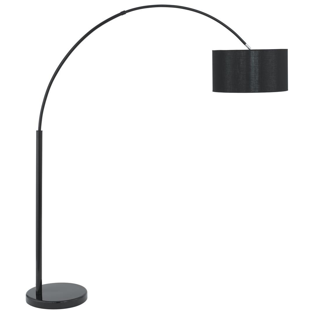 black arc floor lamp photo - 5