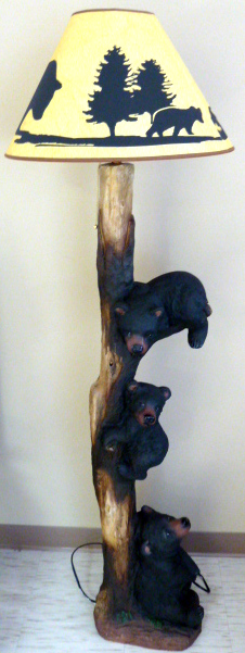 black bear lamps photo - 7