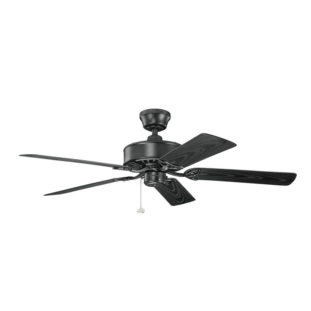 black ceiling fan light photo - 9