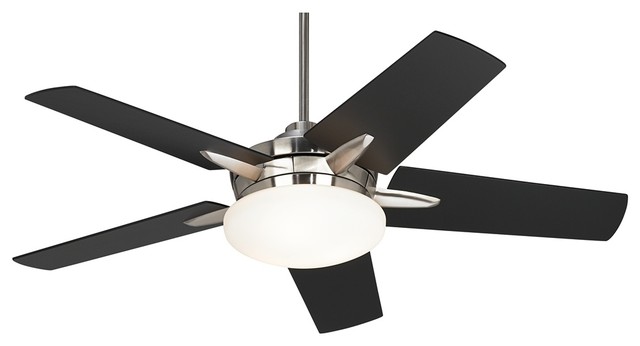 black modern ceiling fan photo - 1