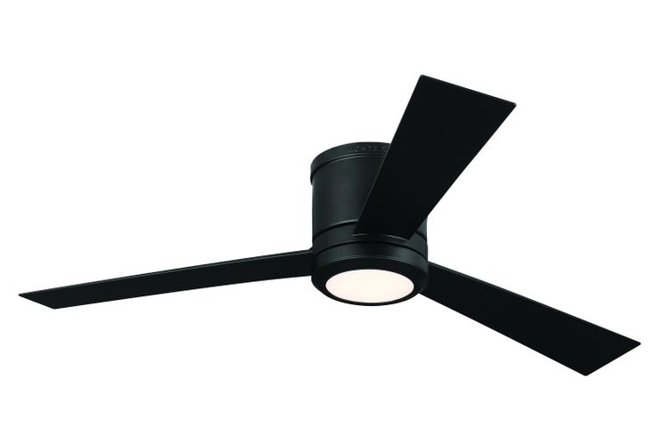 black modern ceiling fan photo - 5