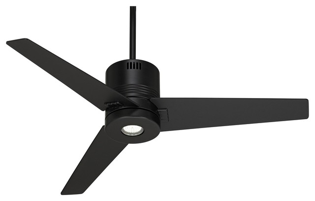 black modern ceiling fan photo - 6