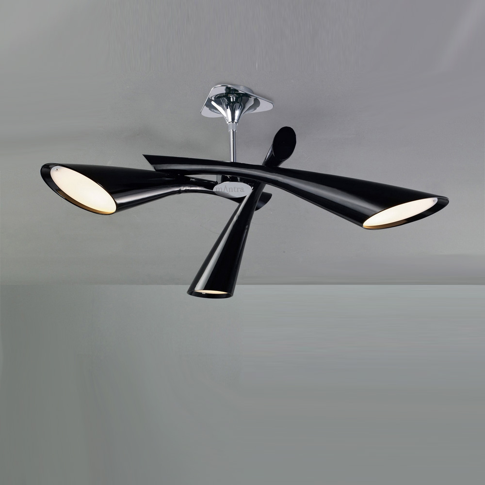 Black nickel light fittings