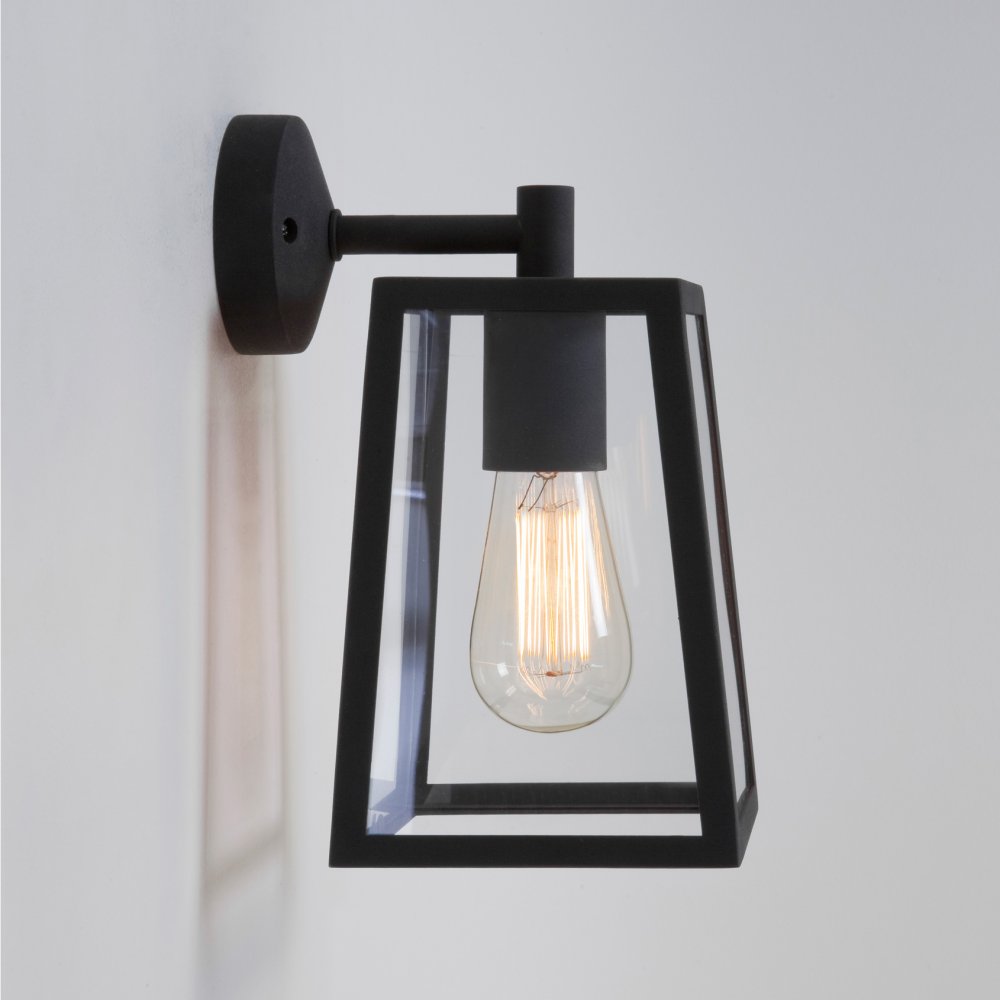 black outdoor wall lights photo - 1