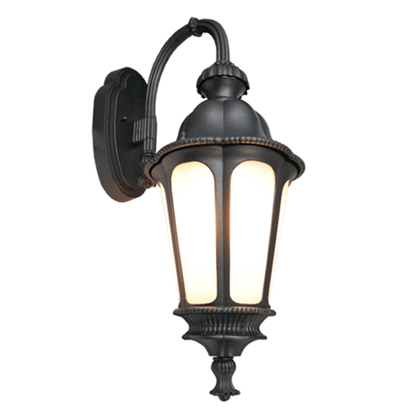 black outdoor wall lights photo - 7