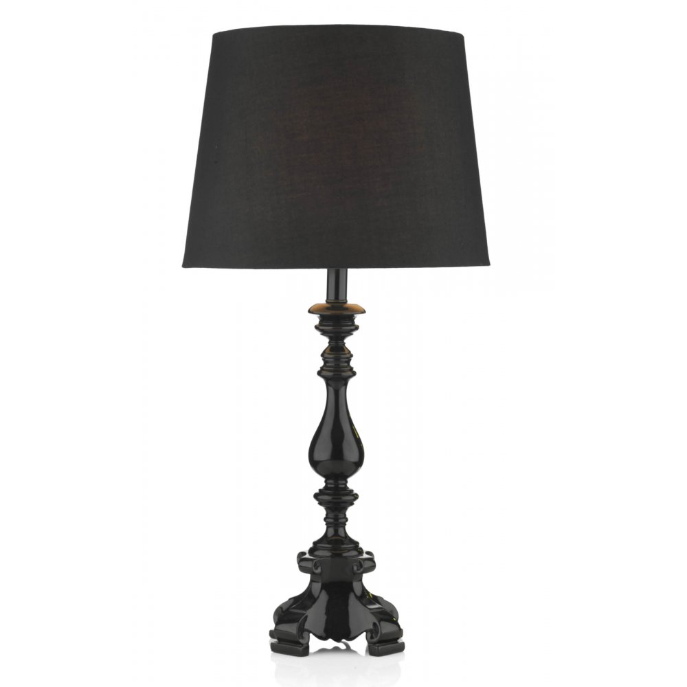 black table lamps photo - 1