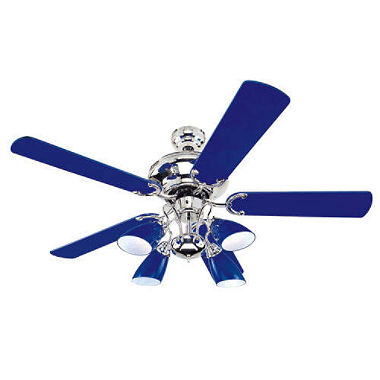 blue ceiling fans photo - 1