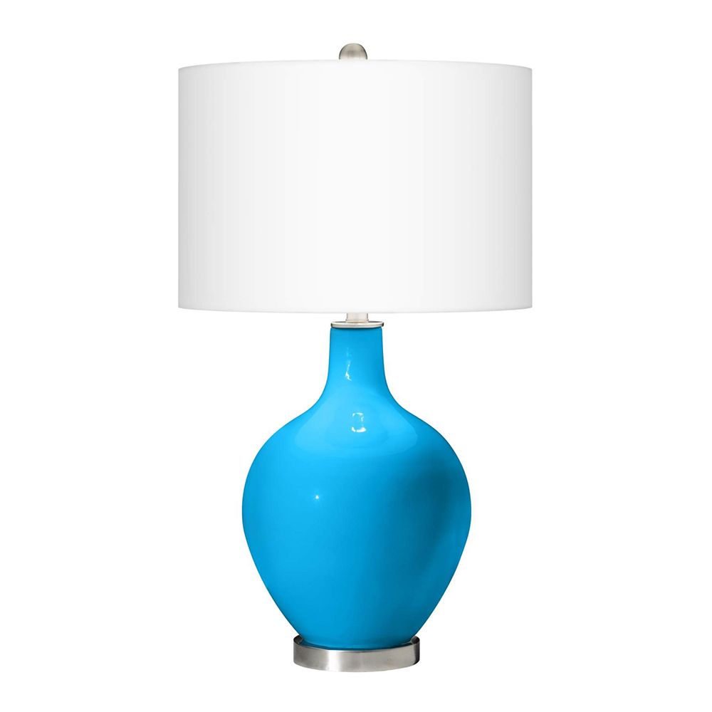 blue lamps photo - 2