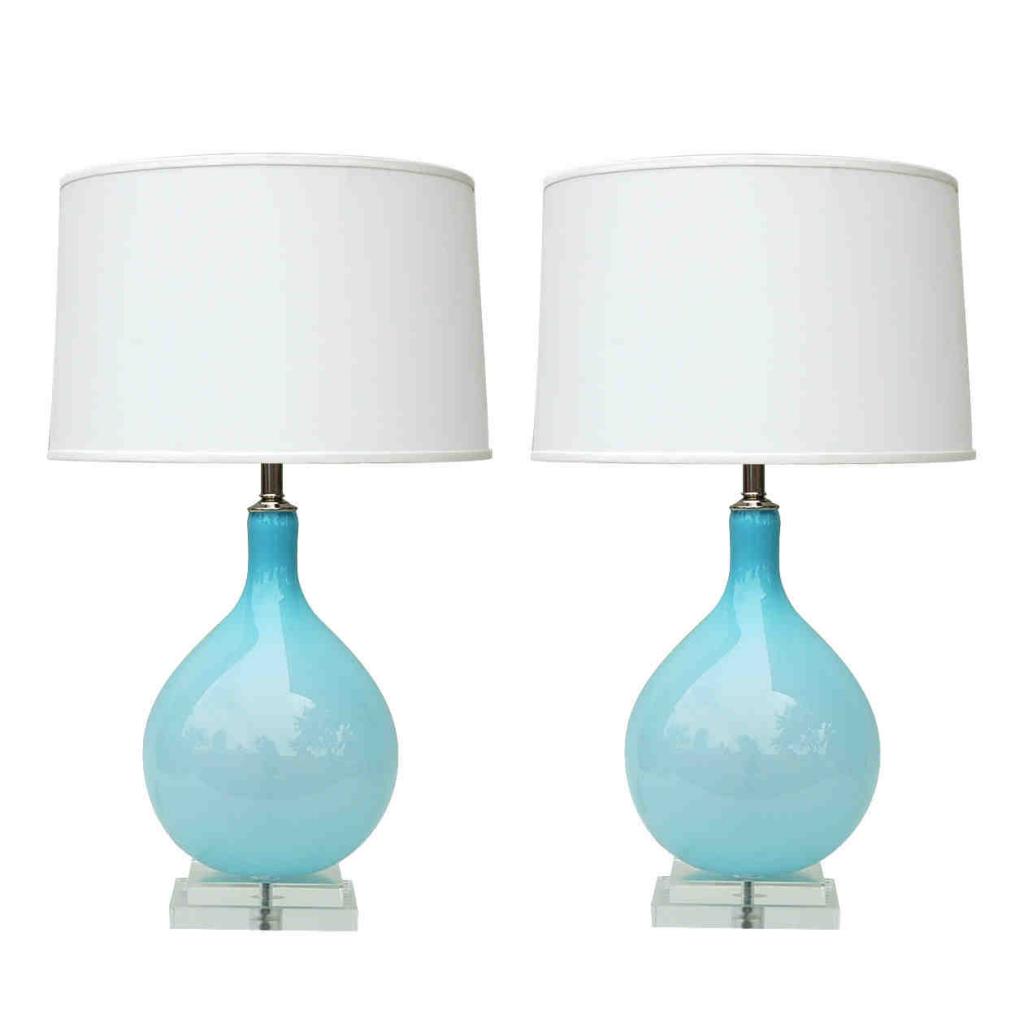 blue lamps photo - 3