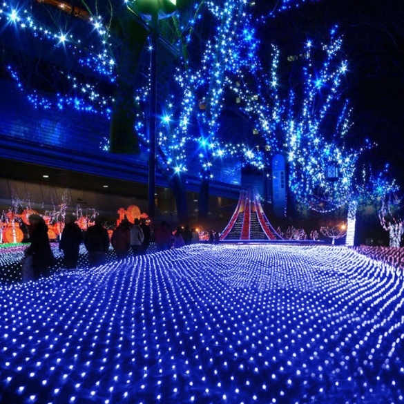 blue led ceiling lights photo - 4