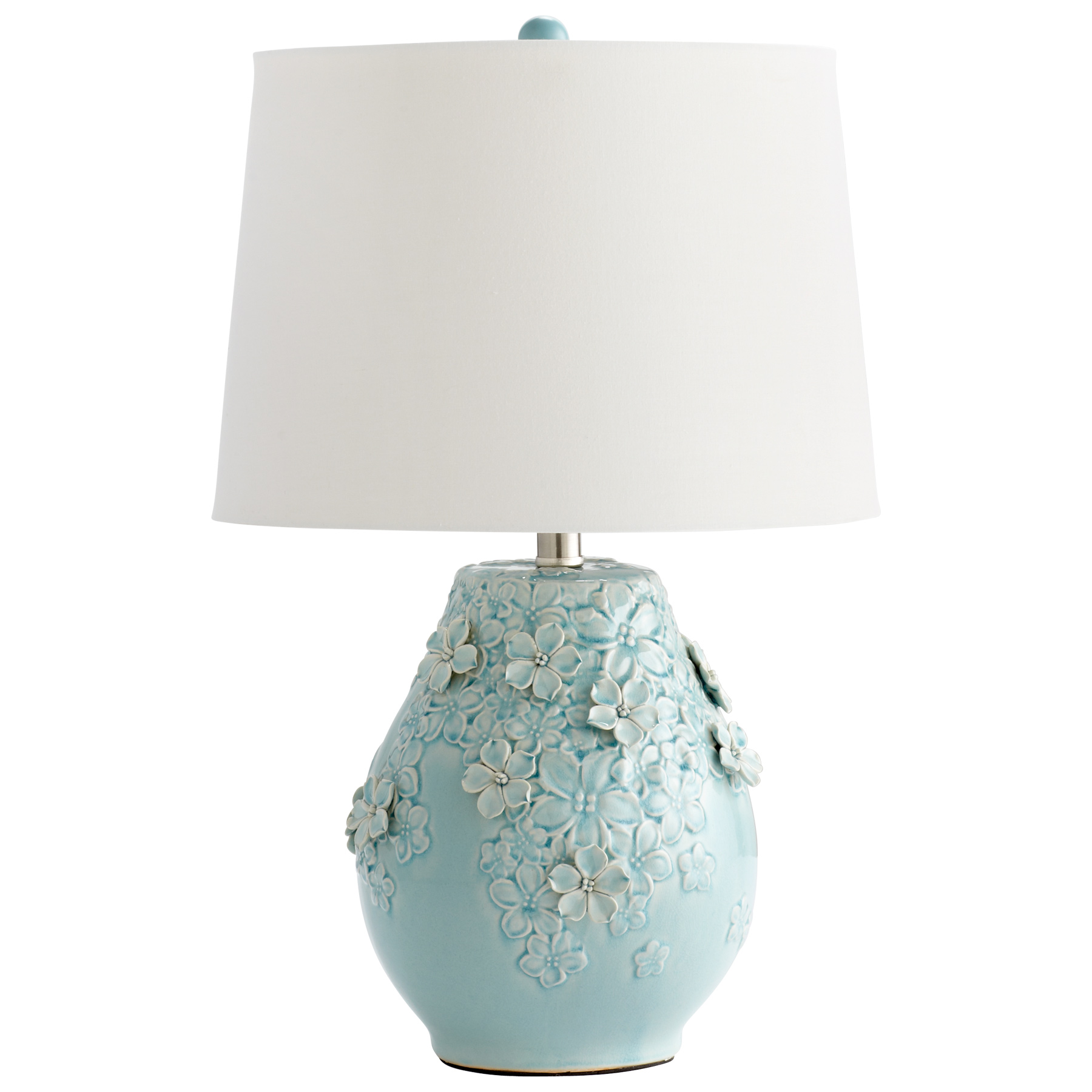 blue table lamps photo - 2