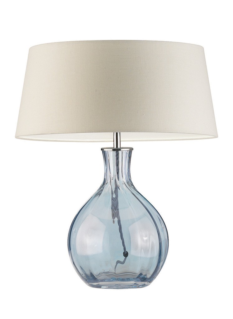 blue table lamps photo - 5