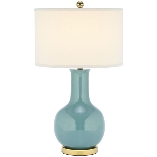 blue table lamps photo - 6