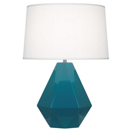 blue table lamps photo - 8