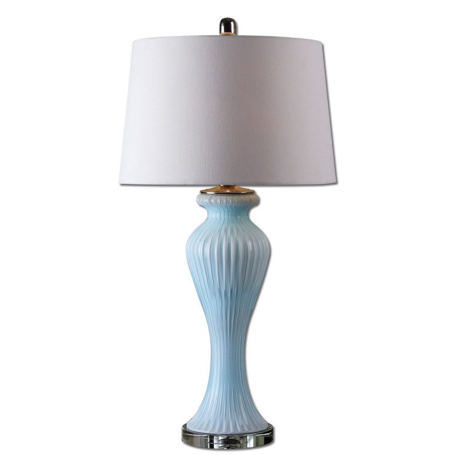 blue table lamps photo - 9