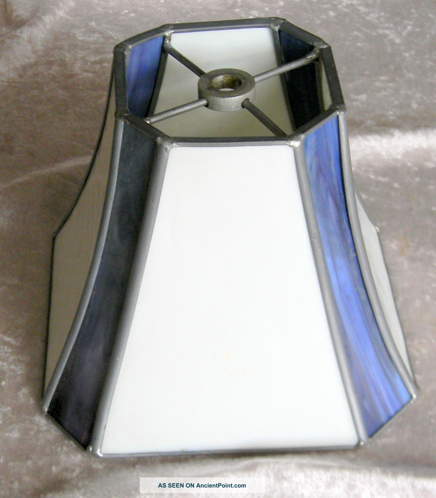 blue white lamp photo - 4