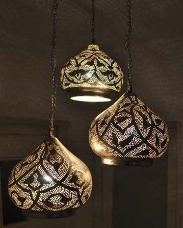 brass ceiling lights modern photo - 1