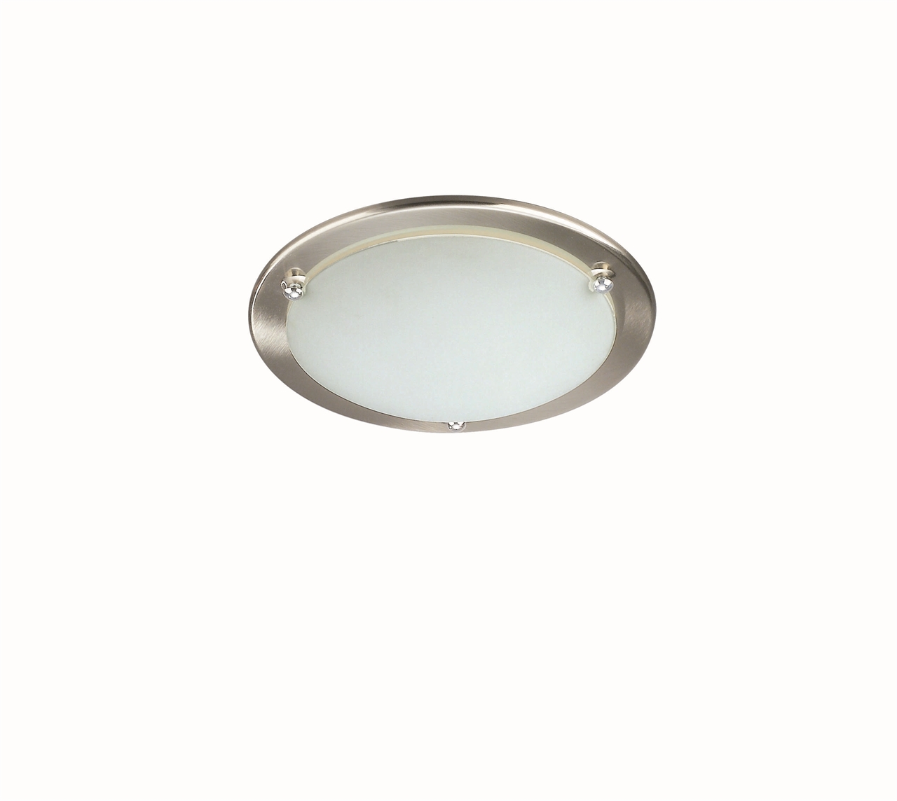 brushed chrome ceiling lights photo - 4