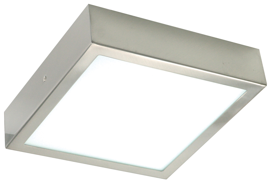 brushed steel ceiling lights photo - 1