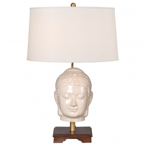 buddha head lamp photo - 1