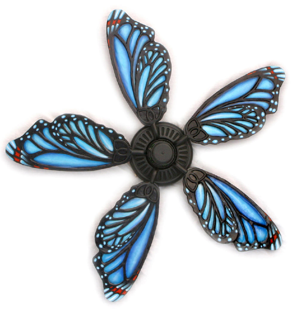 butterfly ceiling fan photo - 5