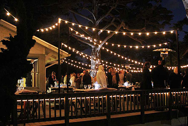 cafe string lights outdoor photo - 8