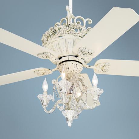 ceiling fan and chandelier photo - 5