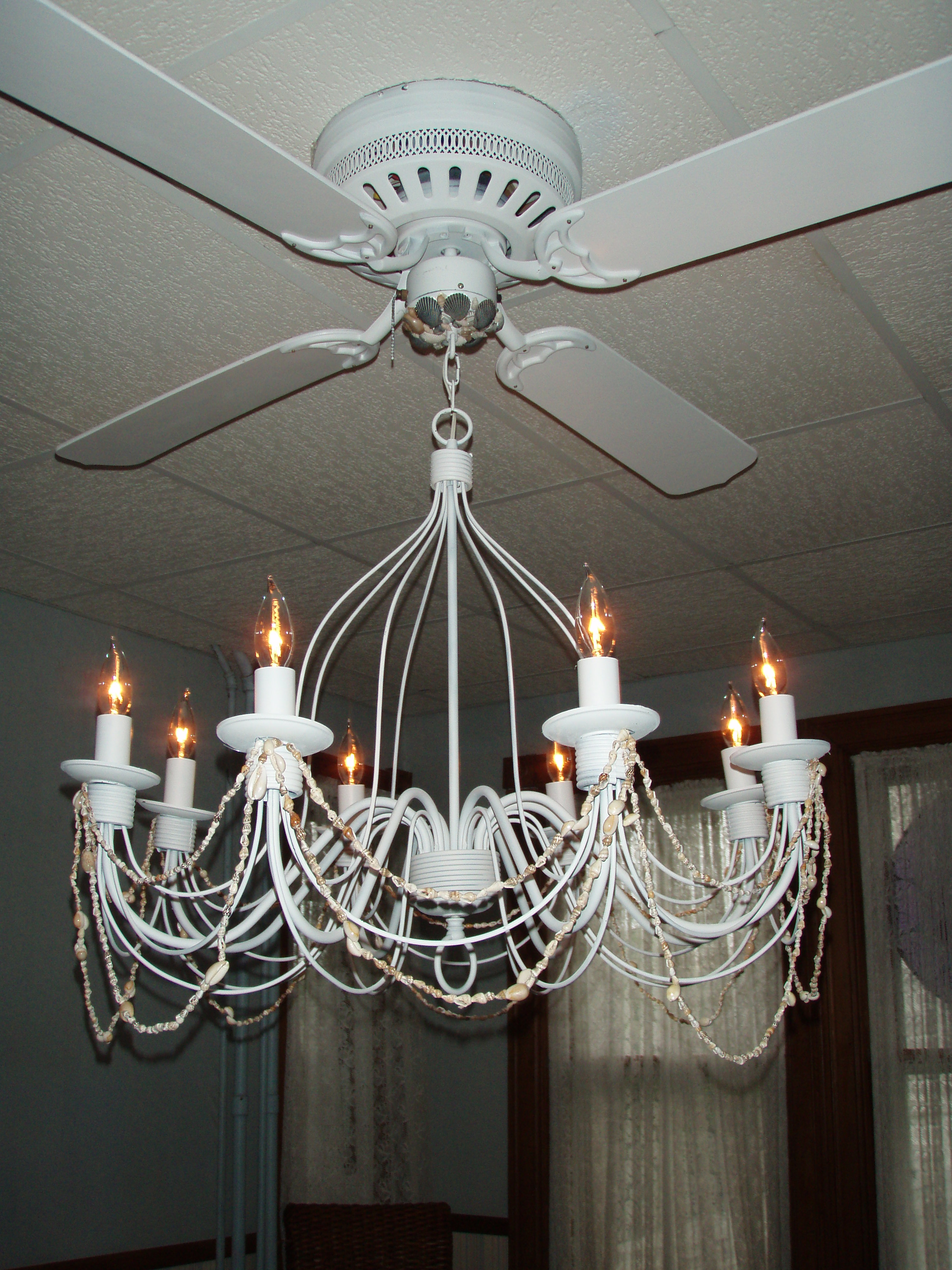 Ceiling Fan Chandelier Combo 4 