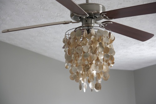 ceiling fan chandelier light photo - 8