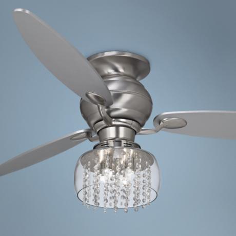 ceiling fan crystal chandelier light kits photo - 1