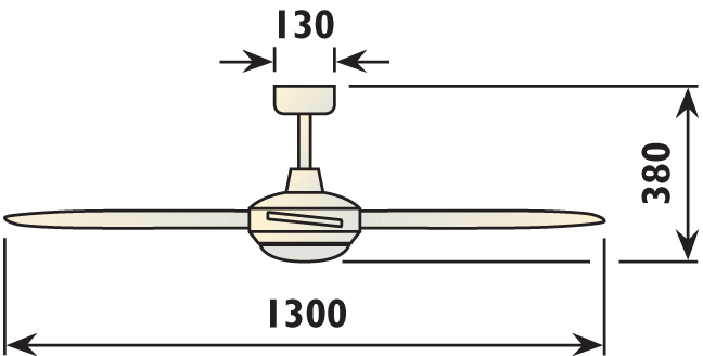 Ceiling fan drawing - design your own ceiling fan - Warisan Lighting