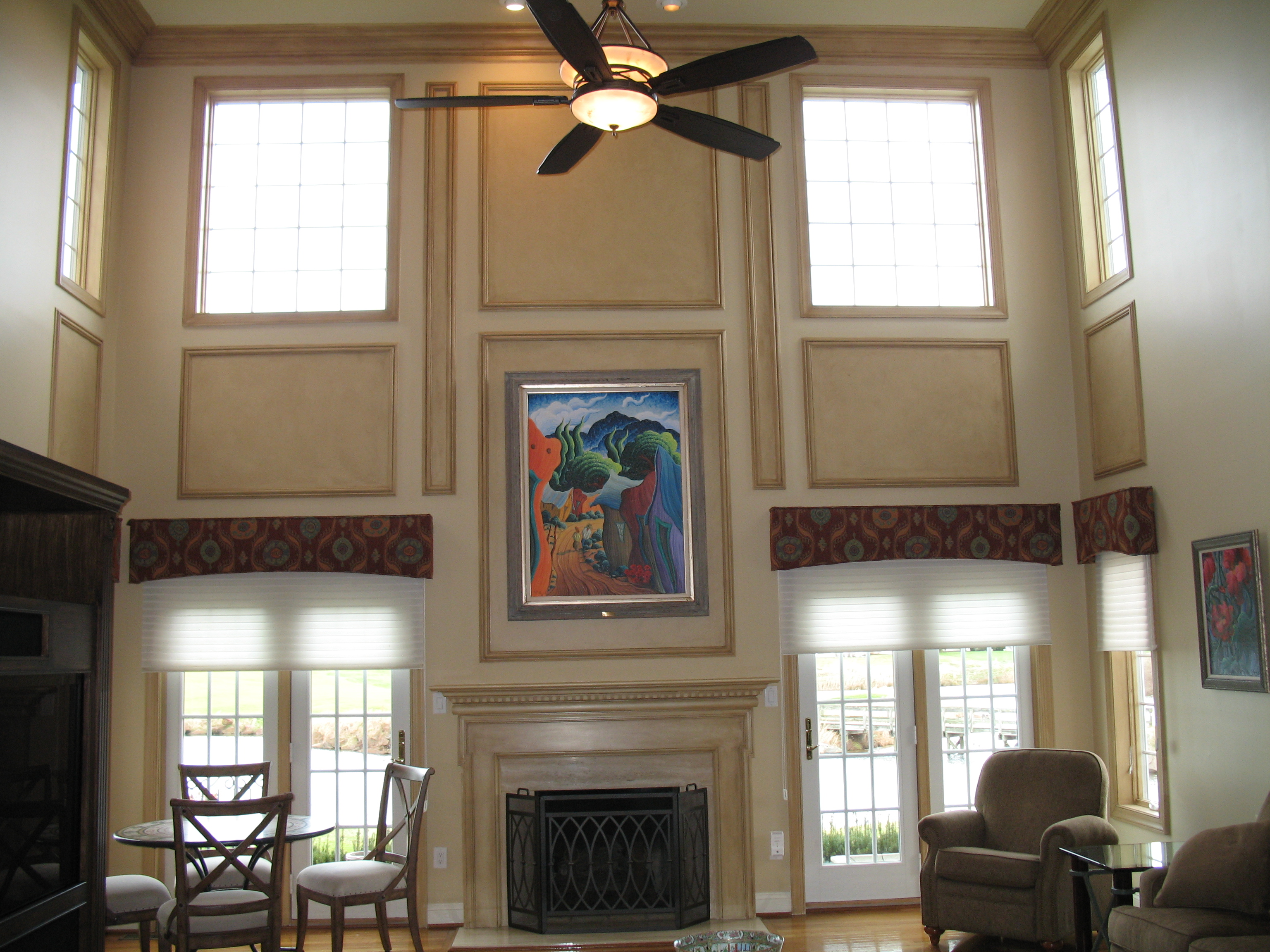 ceiling fan for high ceiling photo - 7
