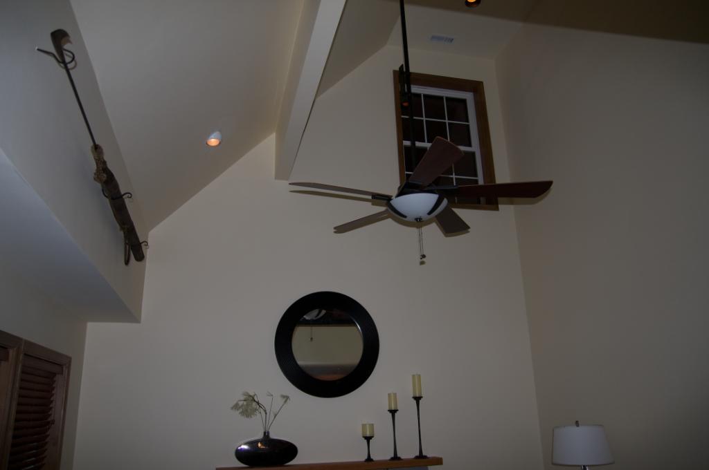 ceiling fan sloped ceiling photo - 5