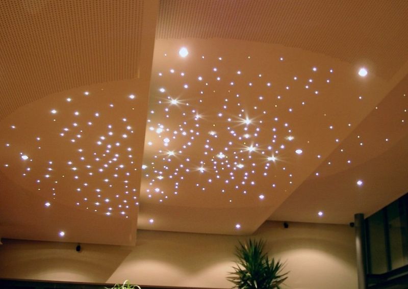 ceiling fibre optic lights photo - 1