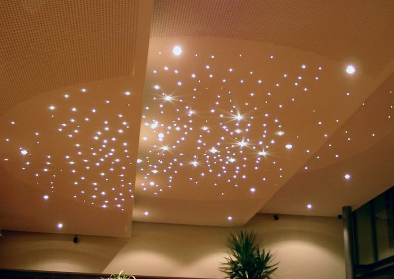 ceiling star lights fiber optic photo - 1