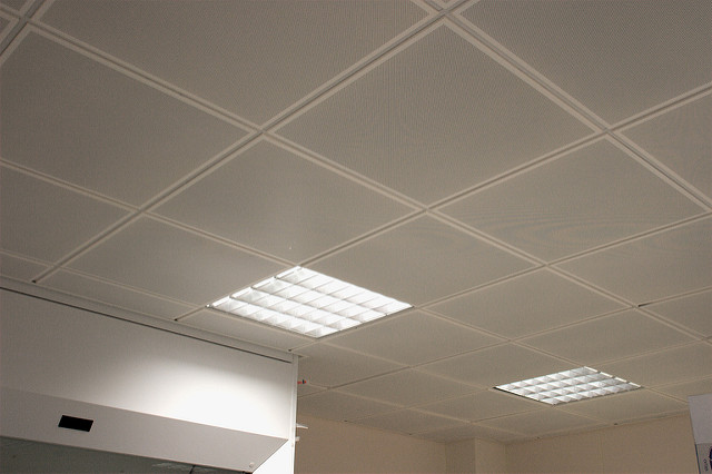 ceiling tiles lights photo - 1