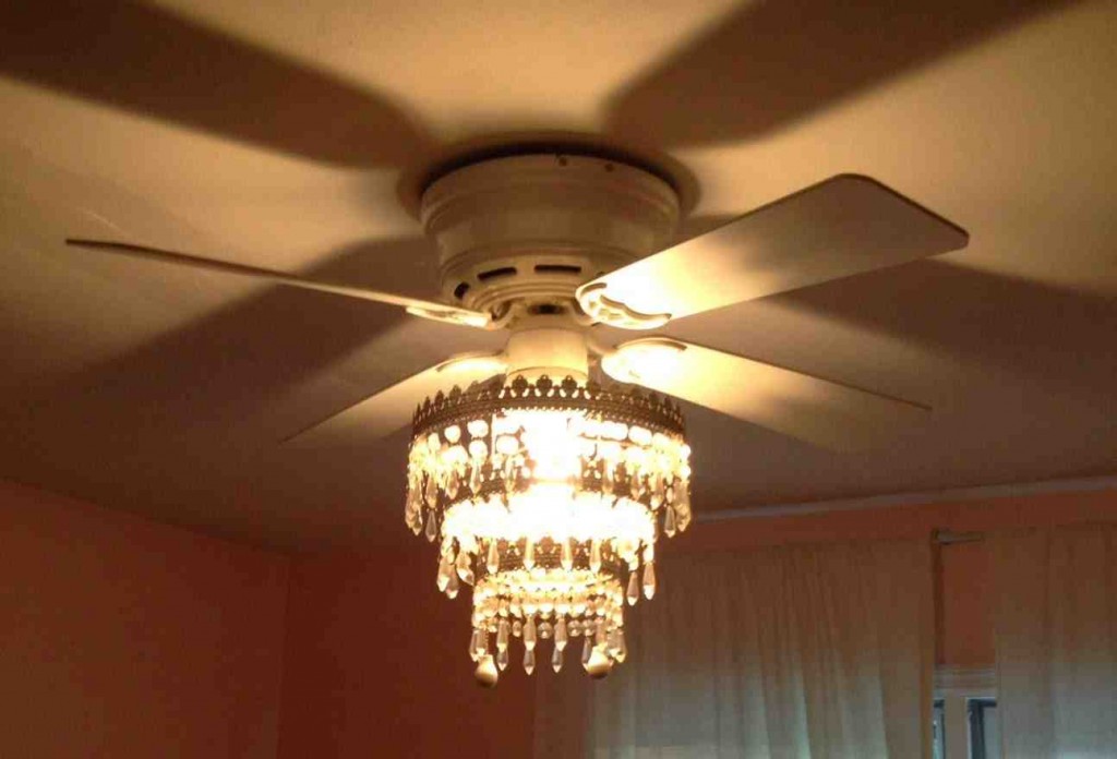 chandelier ceiling fan light photo - 7