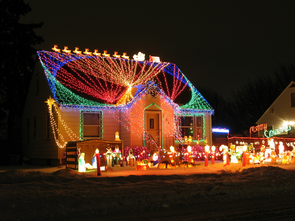 cheap outdoor xmas lights photo - 3